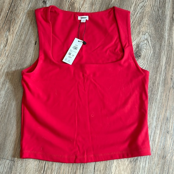 garage amber portrait neck tank - Picture 1 of 2